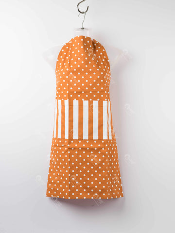 Apron - Polka Dot Burnt Orange