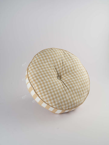 Floor Cushion S - Polka Dot Blue