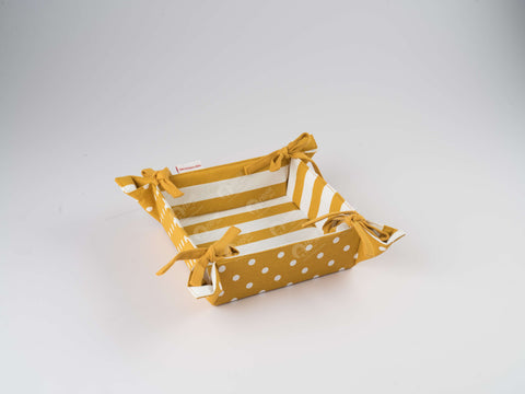 Bread Basket - Polka Dot Pink