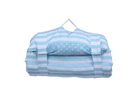 Beach Bed -Polka Dot Blue