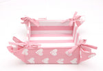 Bread Basket - Heart pro pink