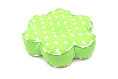 Floor Cushion - Star Hexagon Green