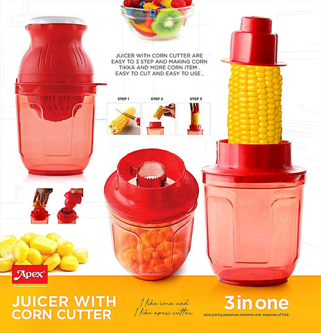 Juicer with Corn Cutter