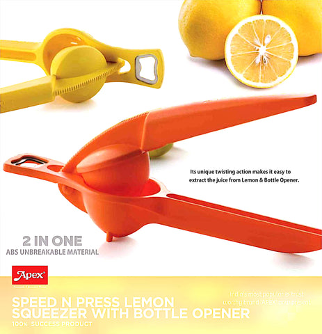 Speed N Press Lemon Squeezer with Opener